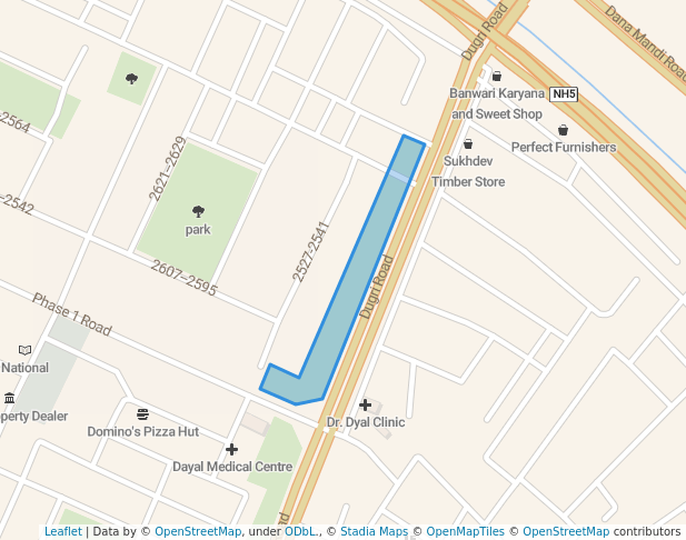 walking in park map in Ludhiana