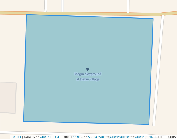 Mcgm playground at thakur village