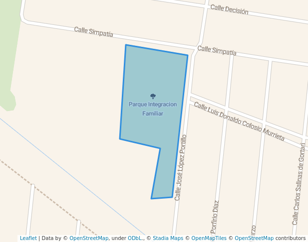 walking in Parque Integracion Familiar map in Ciudad Río Bravo