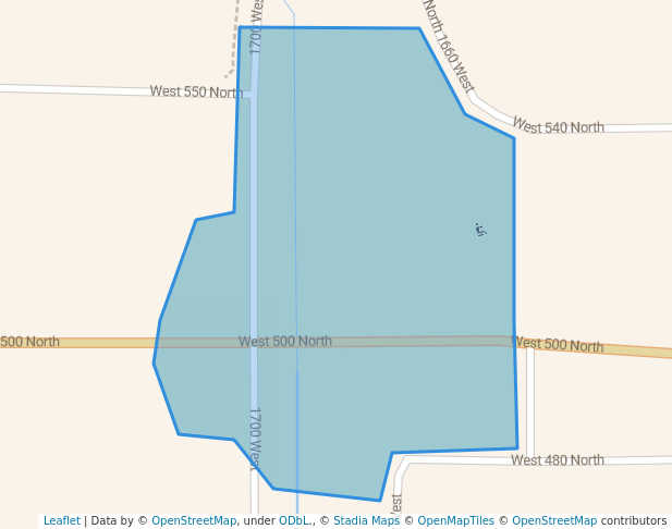 walking in Meadow Park map in Lindon