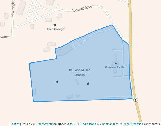 walking in Dr. John Muller Complex map in Cisco