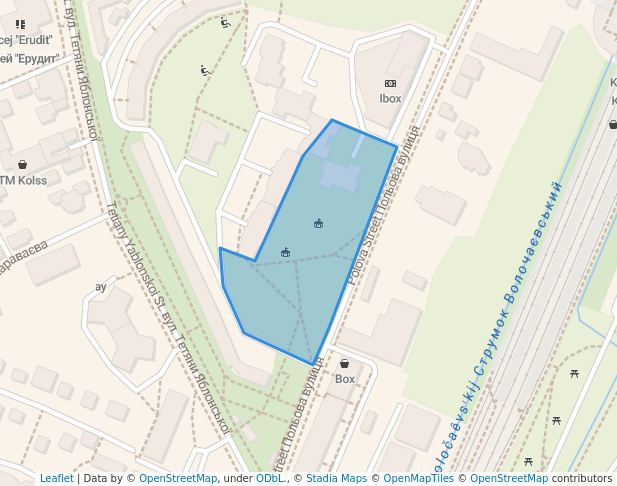 Сквер по вул. Польова 56-74