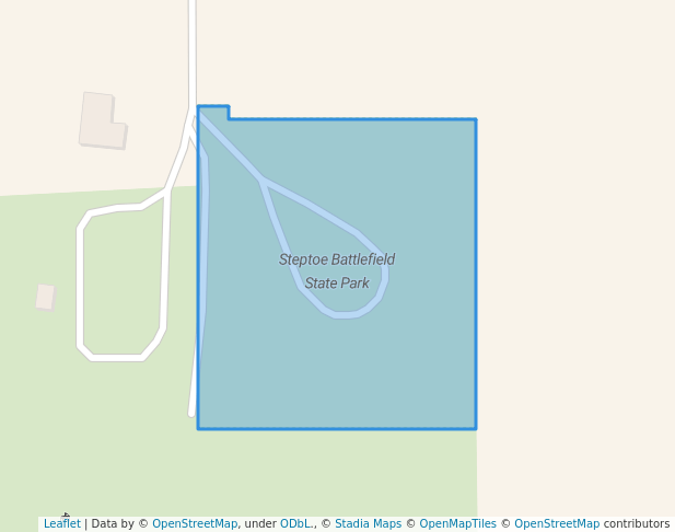 walking in Steptoe Battlefield State Park map in Rosalia