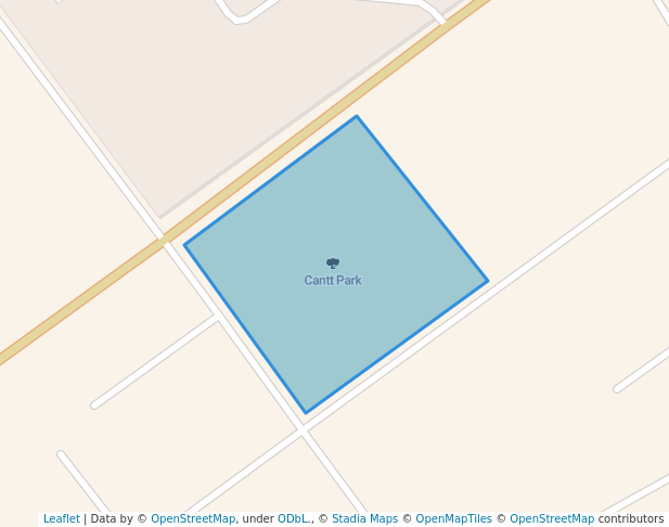 walking in Cantt Park map in Jhelum