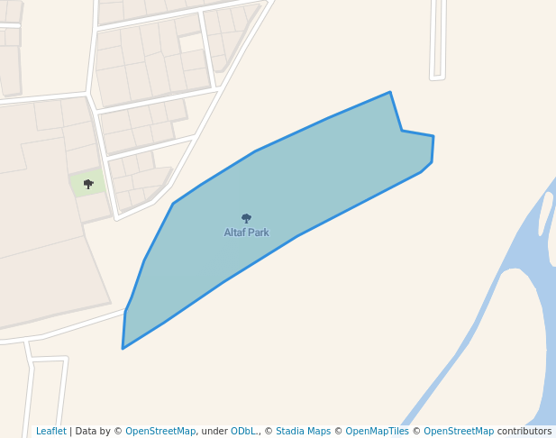 walking in Altaf Park map in Jhelum