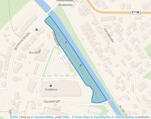 walking in Naturerlebnispfad Ohre map in Haldensleben