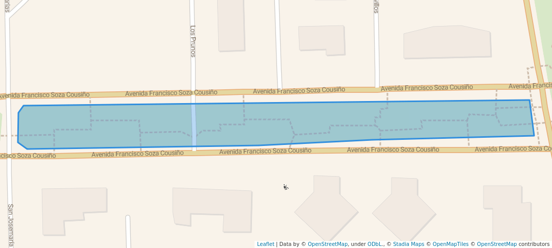 walking in Parque Francisco Soza Cousiño map in Concón