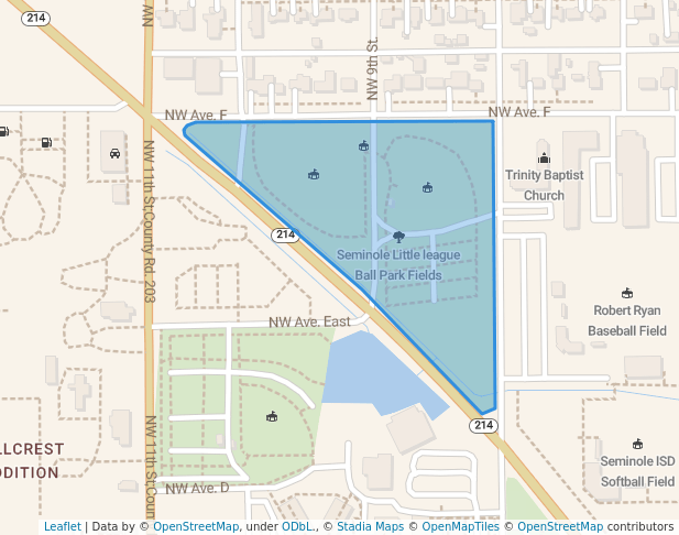 Seminole Little league Ball Park Fields