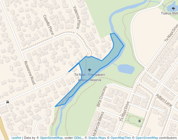 Frangapani Avenue Reserve