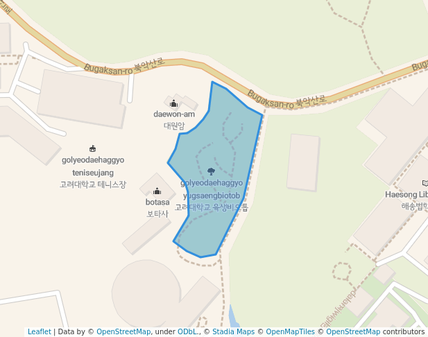 고려대학교 육생비오톱