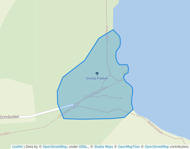 walking in Grinda Parken map in Riska