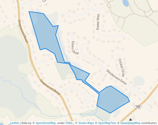 Windemere Drive Green Area