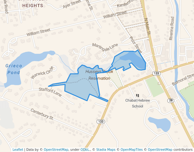 Husseys Brook Reservation