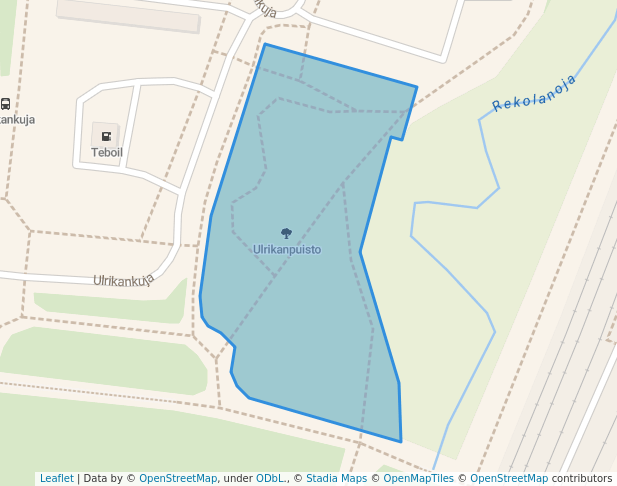 Ulrikanpuisto in Vanda | Map and Routes