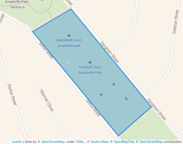 walking in Azaadville Park - Section B map in Krugersdorp