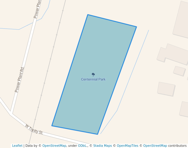 walking in Centennial Park map in Pearsall