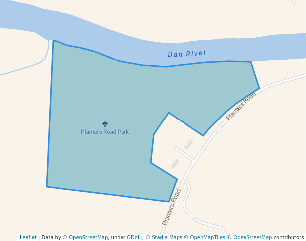 walking in Planters Road Park map in Madison