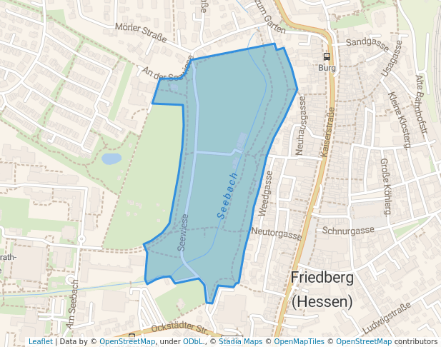Seewiese In Friedberg Hessen Map And Routes