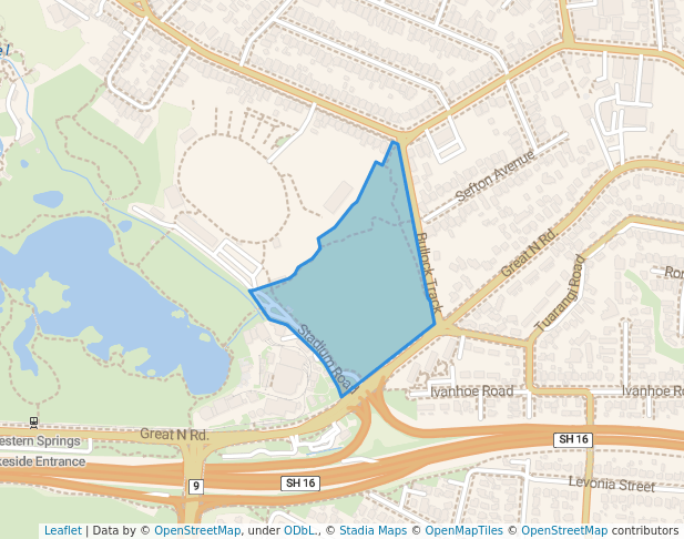 Western Springs Lakeside Park Outer Fields