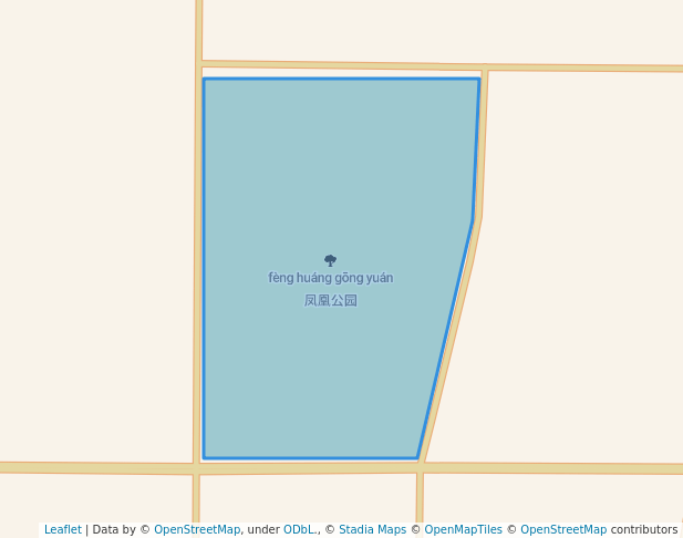 walking in 凤凰公园 map in 驻马店市