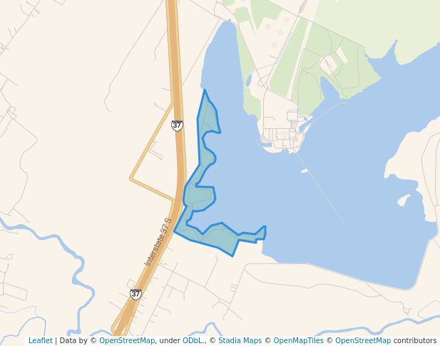 walking in Braunig Park map in Elmendorf