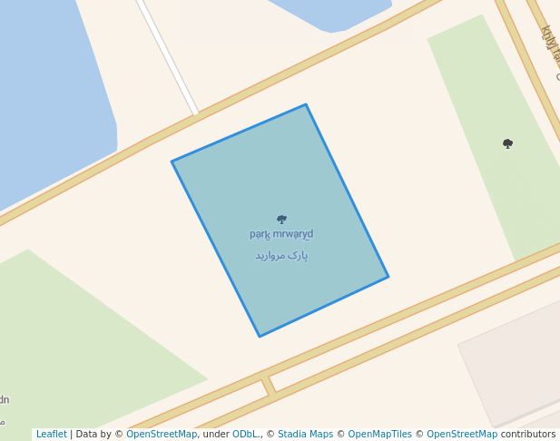 walking in پارک مروارید map in Bandar-e Deylam