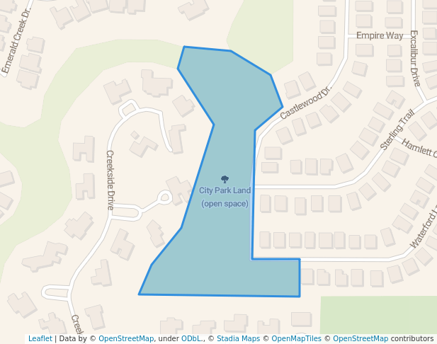 City Park Land (open space)