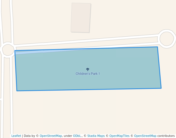 walking in Children's Park 1 map in Lekki