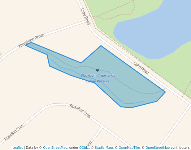 Blackburn Creeklands Linear Reserve