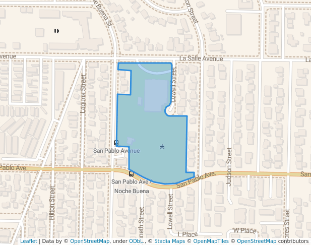 walking in David Cutino Park map in Seaside