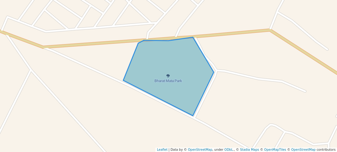 walking in Bharat Mata Park map in Ambala