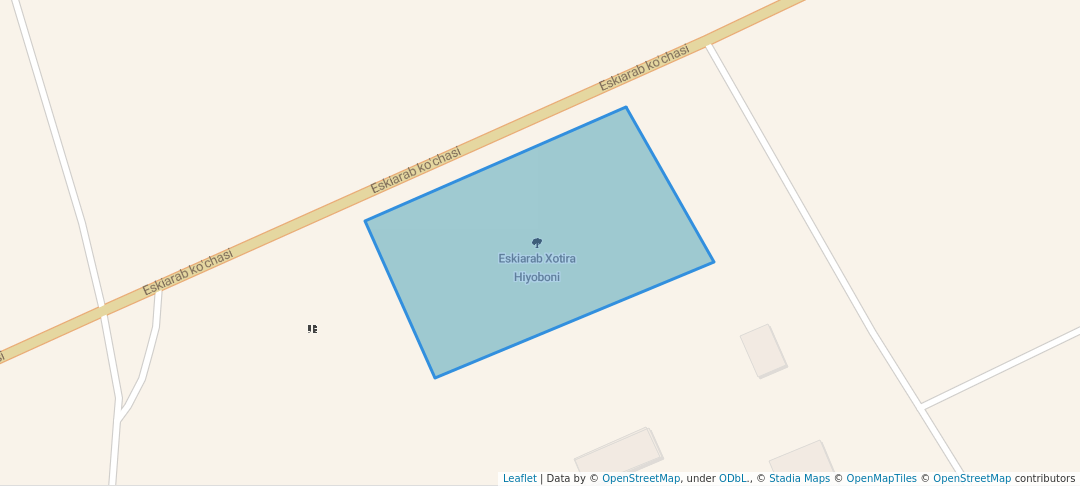 walking in Eskiarab Xotira Hiyoboni map in Altyaryk