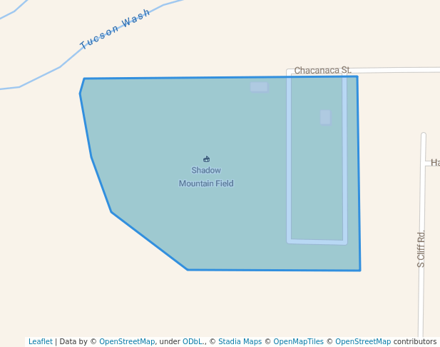 walking in Ysidro Ruiz Park map in Mammoth