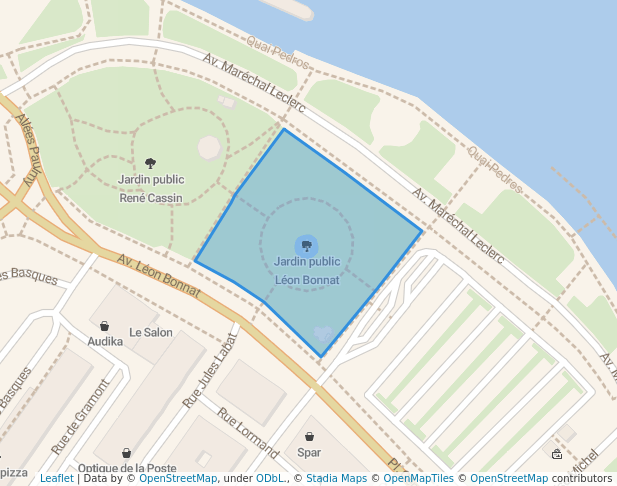 Jardin public Léon Bonnat