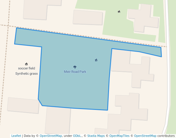 walking in Meir Road Park map in Kiryat Yam