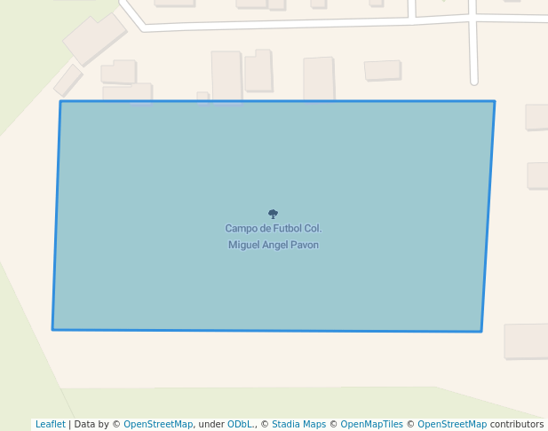 walking in Campo de Futbol Col. Miguel Angel Pavon map in San Pedro Sula