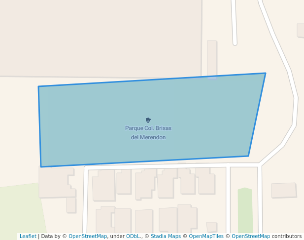 walking in Parque Col. Brisas del Merendon map in San Pedro Sula