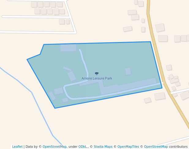 walking in Amore Leisure Park map in Trece Martires