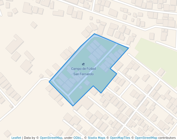 walking in Área Verde Col. San Fernando map in San Pedro Sula