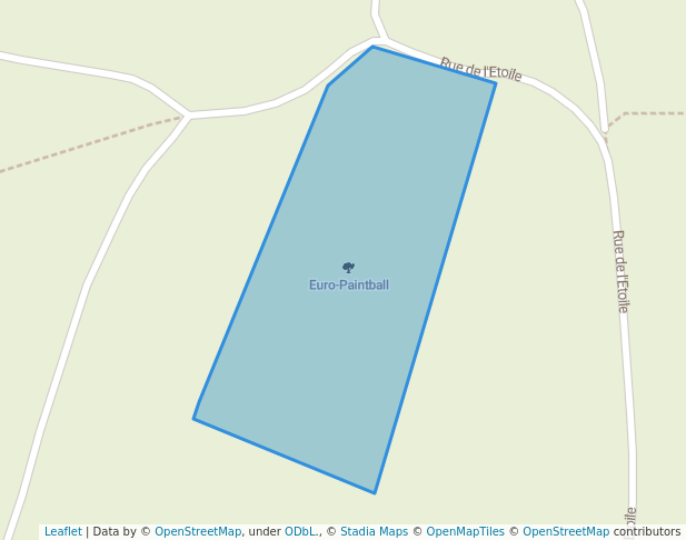 walking in Euro-Paintball map in Wavre