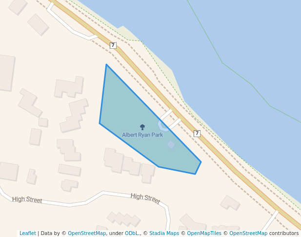 walking in Albert Ryan Park map in Batemans Bay