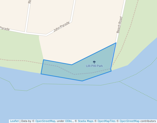 walking in Lilli Pilli Park map in Lemon Tree Passage