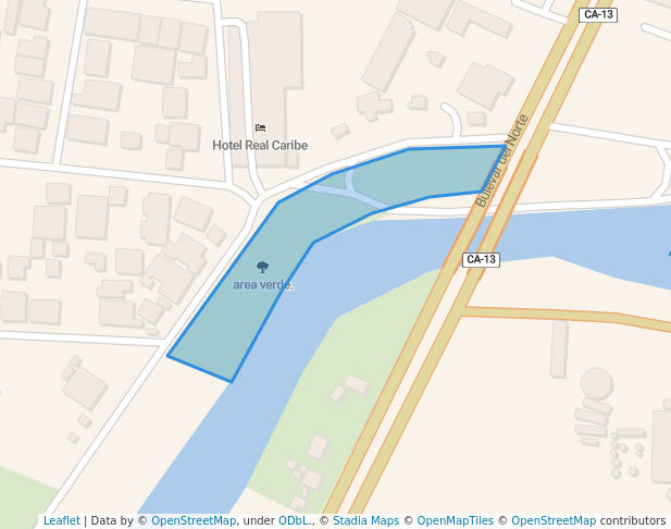 walking in area verde. map in San Pedro Sula