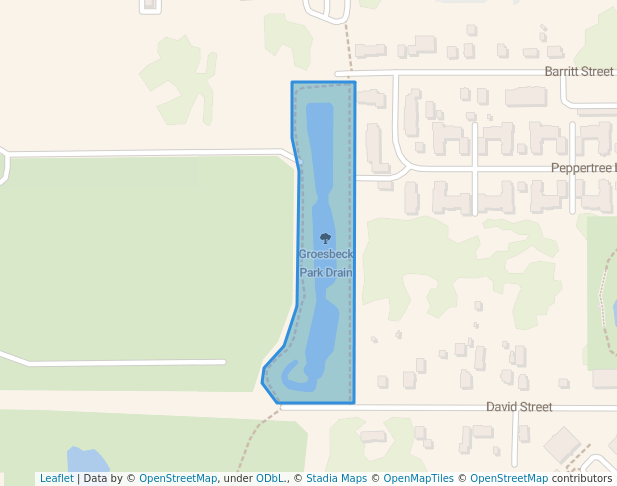 Groesbeck Park Drain