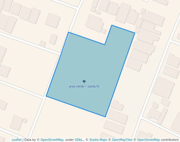 walking in area verde 1 santa fe map in El Progreso