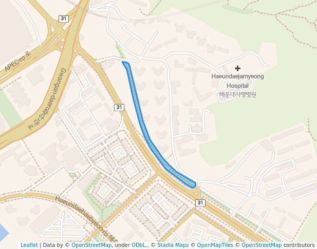 그린레일 산책로