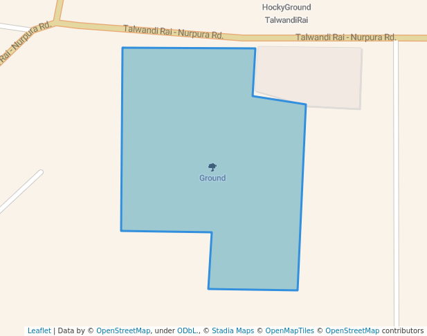 walking in Ground map in Talwandi Rai