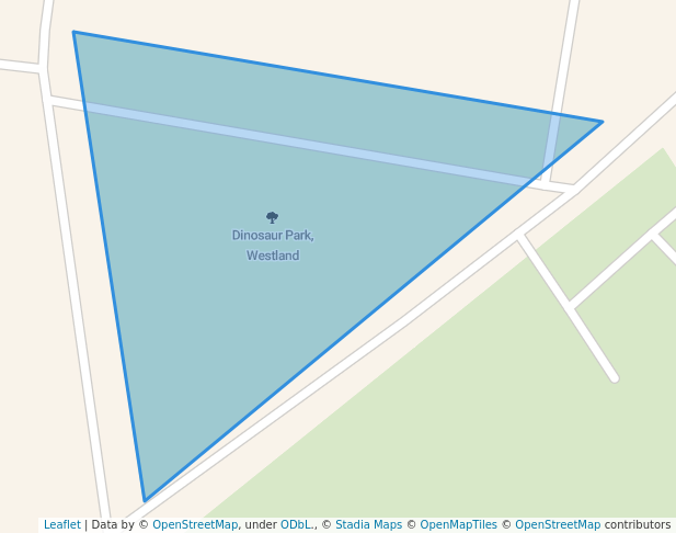 walking in Dinosaur Park, Westland map in Jabalpur