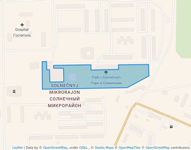 Парк в Солнечном