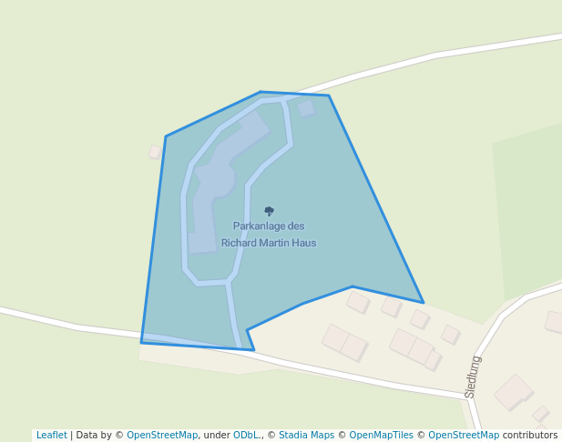 Parkanlage des Richard Martin Haus